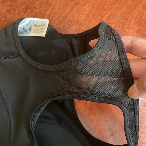 Adidas Training Workout Sports Bra Small Racer Back Mesh Black Padded NEW - Picture 8 of 8